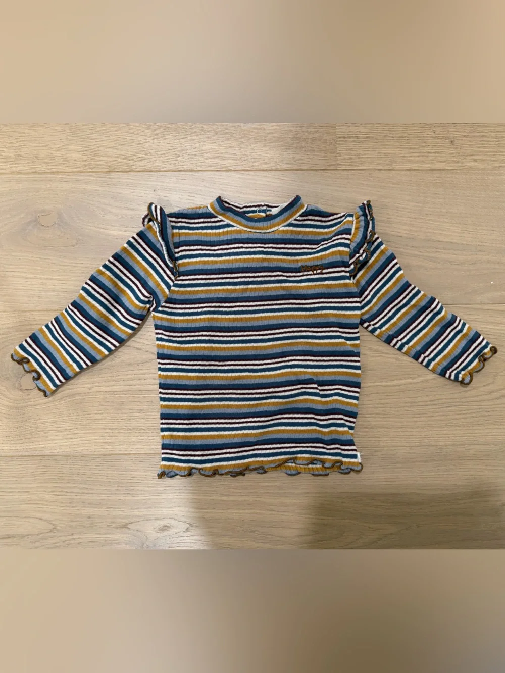 Buho Fancy Stripes Kids Long Sleeve Tshirt